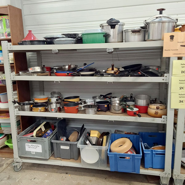 Découvrez nos ustensiles de cuisine à La Recyclerie Cœur Vendée à La Roche sur Yon